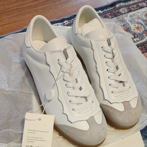 Maison Margiela Women's White Leather Sneaker